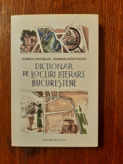 DICTIONAR DE LOCURI LITERARE BUCURESTENE - Andreea Rasuceanu, Corina Ciocarlie foto