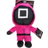 Jucarie din plus Guard (patrat), Jocul Calamarului, 28 cm