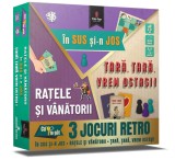 Set 3 jocuri, Ratele si vanatorii, In sus si-n jos, Tara, tara, vrem ostasi, Tiki-Tan