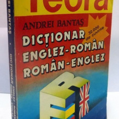 DICTIONAR ENGLEZ-ROMAN/ROMAN-ENGLEZ de ADREI BANTAS 32.000 CUVINTE 1997