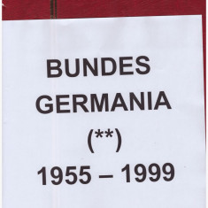 BUNDES GERMANIA 1955-2000-colectie de timbre si colite 46 ani nestampilate MNH