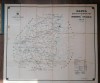 Harta cailor de comunicatie din judetul Braila pe anul 1908