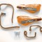 Set Handguard-uri Accel Aluminiu 22-28mm Portocaliu