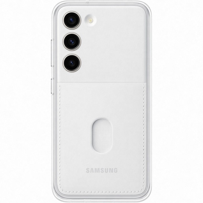 Husă Telefon Samsung Galaxy S23 S911, Spate Interschimbabil, Albă, Blister EF-MS911CWEGWW