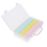 Cutie Plastic Cu Organizator 21 Spa?ii Colorate WZ2376
