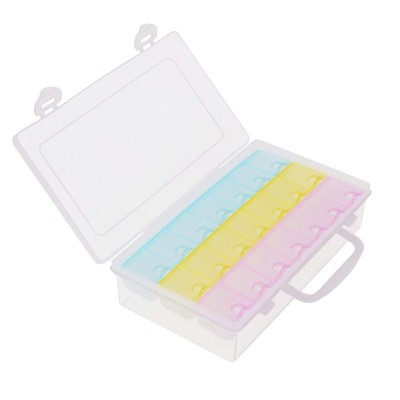 Cutie Plastic Cu Organizator 21 Spa?ii Colorate WZ2376 foto