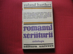 Roland Barthes - Romanul scriiturii foto