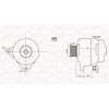 Alternator Mazda 3 (Bk) 10.03-12.09, 3 Saloon (Bk) 09.99-12.09, 6 Estate (Gy) 01.02-02.08, 6 Hatchback (Gg) 08.02-12.08, 6 Sedan (Gg) 06.02-12.08, 2., Magneti Marelli