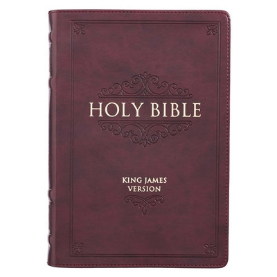KJV Bible Thinline Burgundy foto