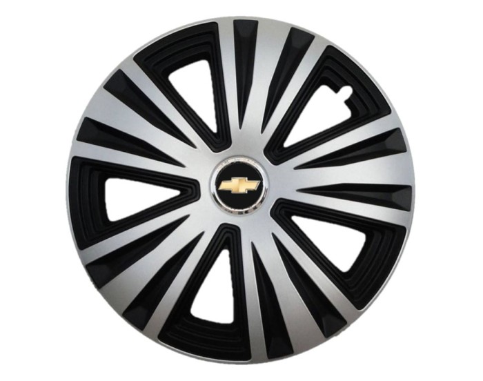 Set 4 Capace Roti Autohelix MSA&reg; potrivite jantelor de 15 inch, pentru Chevrolet, model Glory Mix
