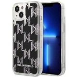 Husa pentru iPhone 15 Plus / iPhone 14 Plus - Karl Lagerfeld Hardcase Liquid Glitter (KLHCP14MLMNMK) - Monogram