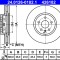 ATE 24.0126-0182.1 Disc frana