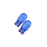 Set 2 becuri T20 2 faze 5W 21W 12V Albastru Premium lumina de zi compatibil Logan II ART Automotive TrustedCars, Oem
