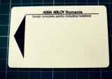Card cartelă acces hotel, distribuit ASSA ABLOY Rom&acirc;nia, policarbonat