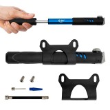 Cumpara ieftin Pompă manuală pentru trotineta / bicicleta electrică, albastru | Motorevolution