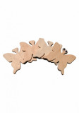 Figurina fluture din lemn pentru activitati crafts, 4 bucati set