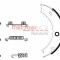 Set saboti frana, frana de mana MERCEDES SPRINTER 2-t bus (901, 902) (1995 - 2006) METZGER KR 956