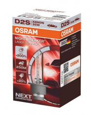 Bec Xenon Osram D2S Night Breaker Laser Next Gen +200%, 35W, P32d-2, cutie 1buc foto