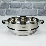 Sita din inox pentru gatit la abur, 20 x 8,5 cm, Klausberg, legume