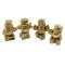 Statueta Feng Shui din rasina set cele 4 Bufnite intelepte, 6,2cm,Z8