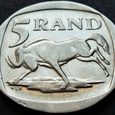 Moneda 5 RANZI / RAND - AFRICA de SUD, anul 1994 *cod 5159 = excelenta