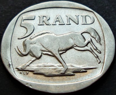 Moneda 5 RANZI / RAND - AFRICA de SUD, anul 1994 *cod 5159 = excelenta foto