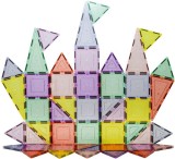 Set creativ de construit magnetic, Picasso Tiles, 48 piese
