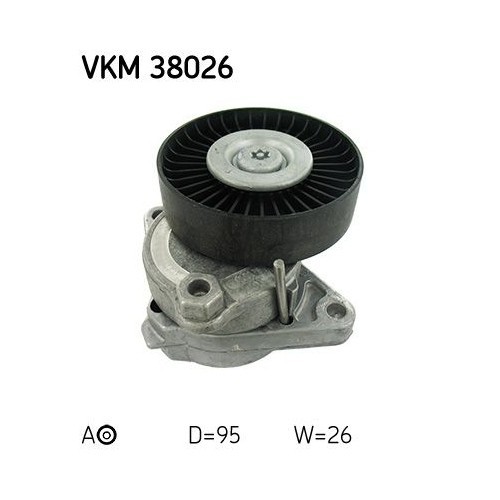 SKF rola intinzator, curea transmisie