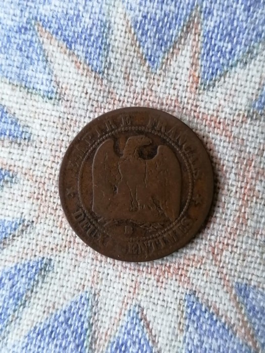 2 CENTIMES 1862 BB. FRANTA