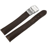 Cumpara ieftin Curea Ceas Piele Naturala Maro Deployant 16mm - 24mm 816271710118