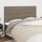 Gossi tablii de pat, 4 buc, gri taupe, 100x7x78/88 cm, textil