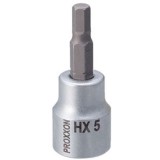 Proxxon 23576 - Capat cheie tubulara cu profil HEX5 50 mm 3/8 inch