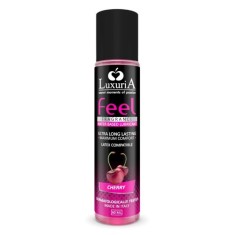 Lubrifianti cu arome - Luxuria Feel Lubrifiant cu Aroma Ultra Rezistent 60 ml Cirese Confort Maxim Testat Dermatologic