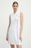 Peak Performance rochie sport Pique culoarea alb, mini, drept, G77183