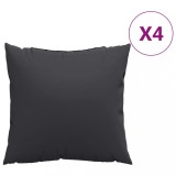 Cumpara ieftin Perne de canapea, 4 buc., negru, 40x40 cm, textil
