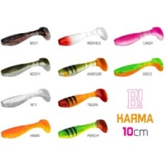 Shad Delphin Karma Uvs Soft, Mix Culori, 10cm, 5buc/pac foto