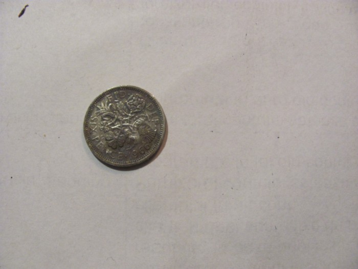 CY - 6 pence 1966 Marea Britanie Anglia