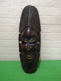 Arta africana SCULPTURA in LEMN de esenta grea - masca tribala masiva
