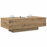 VidaXL Măsuță cafea, stejar artizanal, 100x49,5x31 cm, lemn prelucrat