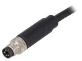Conector M8 4-PIN Tată cu Cablu și Manșon IP67