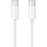 Cablu date Xiaomi Mi, USB Type-C la USB Type-C, Alb