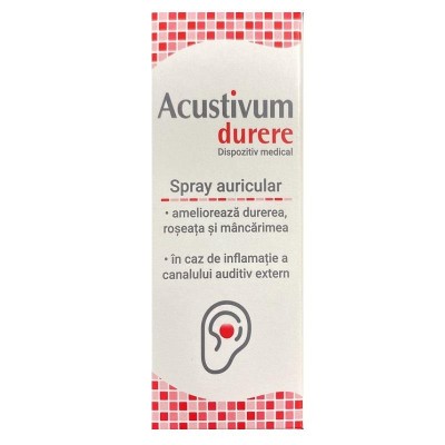 Spray Acustivum Auricular Durere 20 mililitri Zdrovit foto
