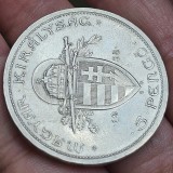Ungaria 5 PENGO 1938 argint 25,06 grame
