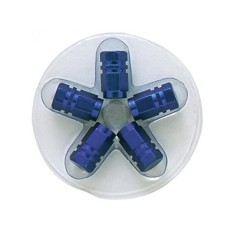 Capace valva roata hexagonal din aluminiu &ndash; Albastru