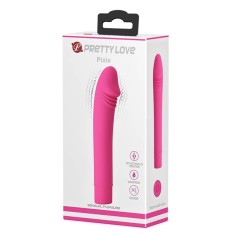 Pixie - Vibrator clasic, roz, 15.4 cm foto