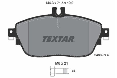 Set placute frana TEXTAR 2486901 foto