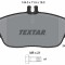 Set placute frana TEXTAR 2486901