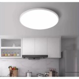 Plafoniera LED Alessandro DESIGN SOLIS 27cm 20W Lumina Rece 6000K Alb Circulara IP21 Plastic Metal
