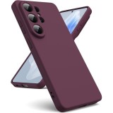 Husa Soft Touch Slim ALC Mobile, TPU, Anti-Soc, Protectie Camera, Compatibila cu Samsung Galaxy S26 Ultra, Visiniu