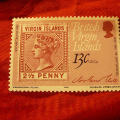 Timbru Virgin Islands 1979 - 100 Ani Primul Timbru , val. 13C